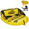 Sunny & Fun Boat Tubes and Towables, Water Tube for Boating with Air Pump & Tow Rope Included, Yellow